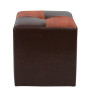 Taburet Cool - imitatie piele maro/coniac - 15611/8070 Taburet Cool - imitatie piele maro/coniac - 15611/8070