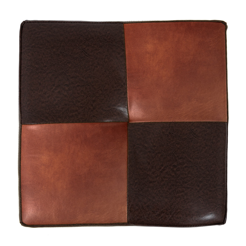 Taburet Cool - imitatie piele maro/coniac - 15611/8070 Taburet Cool - imitatie piele maro/coniac - 15611/8070
