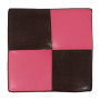 Taburet Cool - imitatie piele maro/roz - 15611/21896