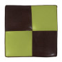 Taburet Cool - imitatie piele maro/verde - 15611/21899 Taburet Cool - imitatie piele maro/verde - 15611/21899