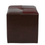Taburet Cool - imitatie piele maro/bordo - 15611/21902