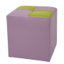 Taburet Cool - imitatie piele mov/verde - 21897/21899 Taburet Cool - imitatie piele mov/verde - 21897/21899
