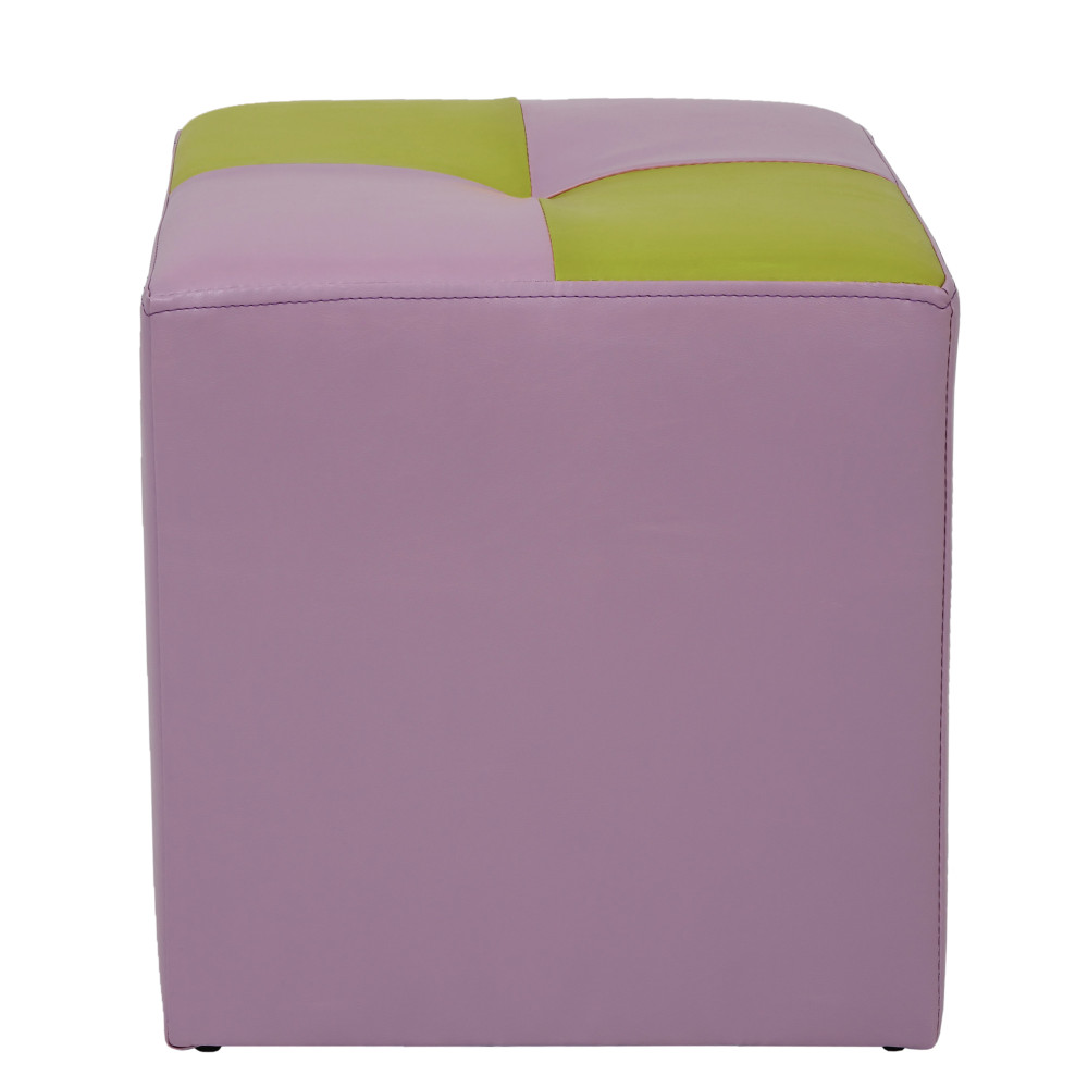 Taburet Cool - imitatie piele mov/verde - 21897/21899 Taburet Cool - imitatie piele mov/verde - 21897/21899