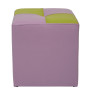 Taburet Cool - imitatie piele mov/verde - 21897/21899 Taburet Cool - imitatie piele mov/verde - 21897/21899