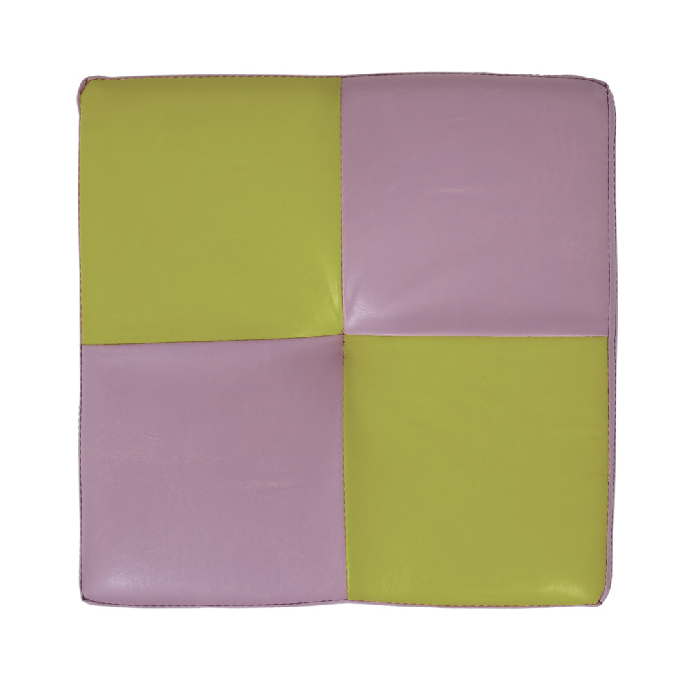 Taburet Cool - imitatie piele mov/verde - 21897/21899 Taburet Cool - imitatie piele mov/verde - 21897/21899