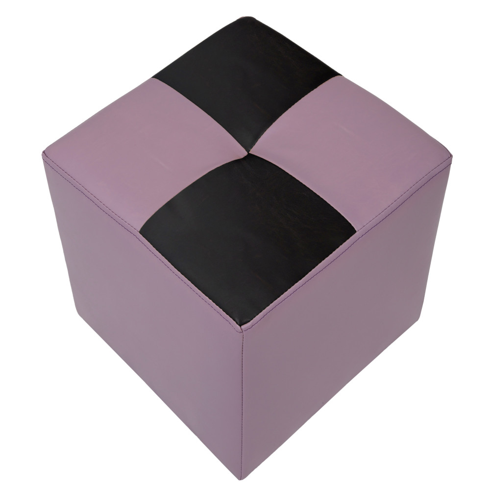 Taburet Cool - imitatie piele mov/wenge - 21897/21835 Taburet Cool - imitatie piele mov/wenge - 21897/21835
