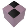 Taburet Cool - imitatie piele mov/wenge - 21897/21835 Taburet Cool - imitatie piele mov/wenge - 21897/21835