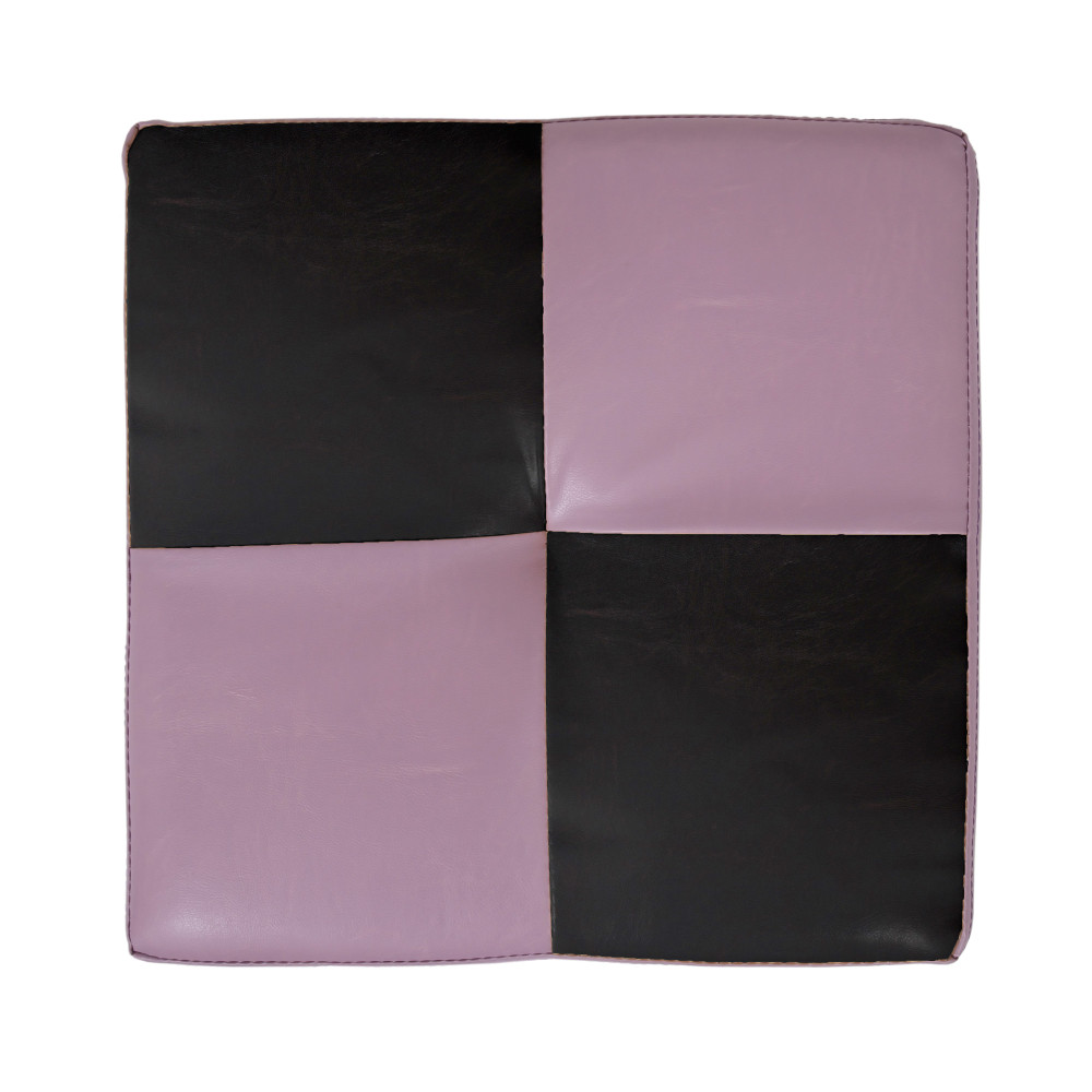 Taburet Cool - imitatie piele mov/wenge - 21897/21835 Taburet Cool - imitatie piele mov/wenge - 21897/21835