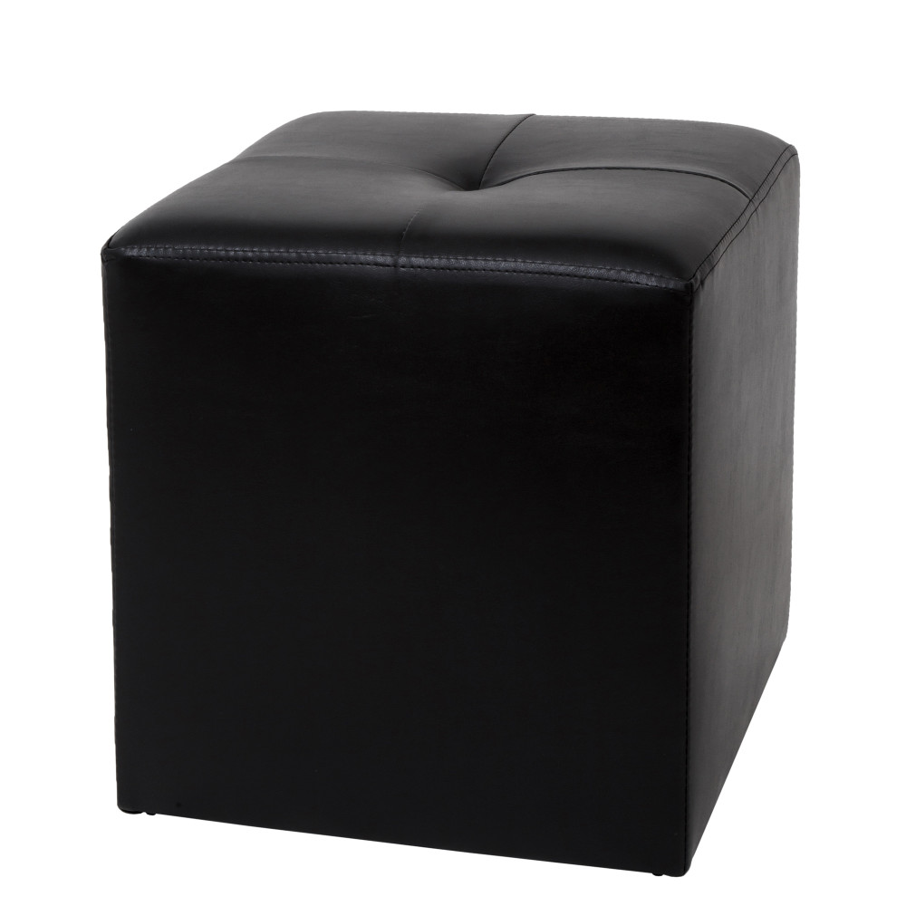 Taburet Cool - imitatie piele negru - 21901 Taburet Cool - imitatie piele negru - 21901