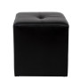 Taburet Cool - imitatie piele negru - 21901 Taburet Cool - imitatie piele negru - 21901