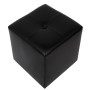 Taburet Cool - imitatie piele negru - 21901 Taburet Cool - imitatie piele negru - 21901