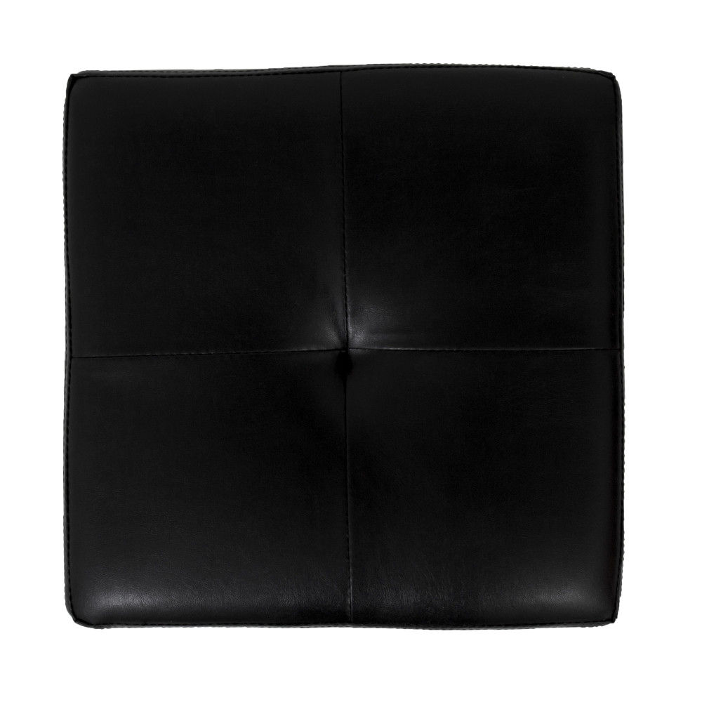Taburet Cool - imitatie piele negru - 21901 Taburet Cool - imitatie piele negru - 21901