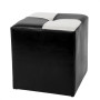 Taburet Cool - imitatie piele negru/alb - 21901/21894 Taburet Cool - imitatie piele negru/alb - 21901/21894