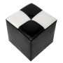 Taburet Cool - imitatie piele negru/alb - 21901/21894 Taburet Cool - imitatie piele negru/alb - 21901/21894