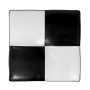 Taburet Cool - imitatie piele negru/alb - 21901/21894 Taburet Cool - imitatie piele negru/alb - 21901/21894