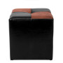 Taburet Cool - imitatie piele negru/coniac - 21901/8070 Taburet Cool - imitatie piele negru/coniac - 21901/8070