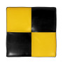 Taburet Cool - imitatie piele negru/galben - 21901/22168 Taburet Cool - imitatie piele negru/galben - 21901/22168