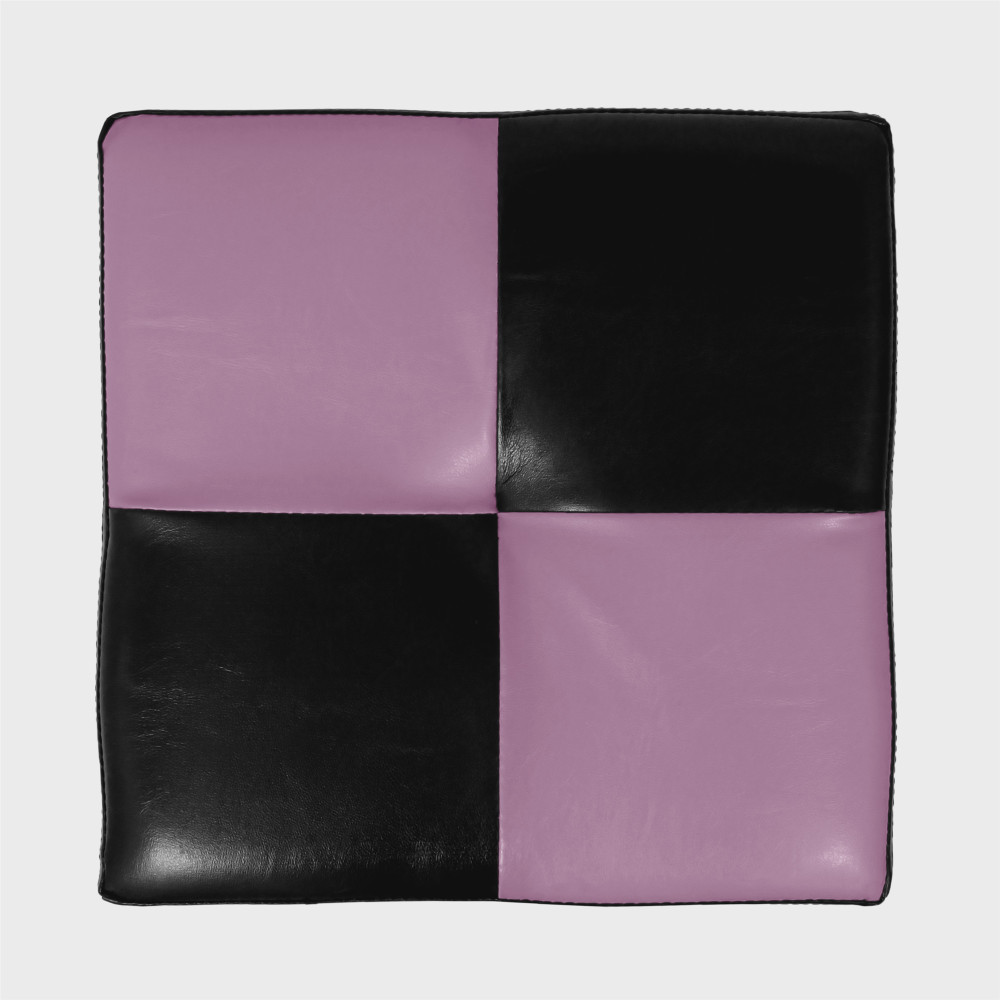 Taburet Cool - imitatie piele negru/mov - 21901/21897 Taburet Cool - imitatie piele negru/mov - 21901/21897