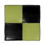 Taburet Cool - imitatie piele negru/verde - 21901/21899 Taburet Cool - imitatie piele negru/verde - 21901/21899