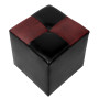 Taburet Cool - imitatie piele negru/bordo - 21901/21902 Taburet Cool - imitatie piele negru/bordo - 21901/21902