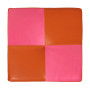 Taburet Cool - imitatie piele portocaliu/roz - 21895/21896 Taburet Cool - imitatie piele portocaliu/roz - 21895/21896