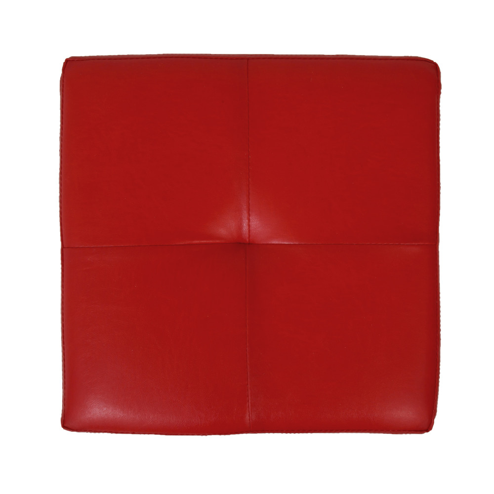 Taburet Cool - imitatie piele rosu - 21900 Taburet Cool - imitatie piele rosu - 21900