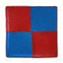 Taburet Cool - imitatie piele rosu/albastru - 21900/21898 Taburet Cool - imitatie piele rosu/albastru - 21900/21898