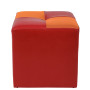 Taburet Cool - imitatie piele rosu/portocaliu - 21900/21895 Taburet Cool - imitatie piele rosu/portocaliu - 21900/21895