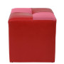 Taburet Cool - imitatie piele rosu/roz - 21900/21896 Taburet Cool - imitatie piele rosu/roz - 21900/21896