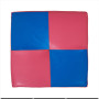 Taburet Cool - imitatie piele roz/albastru - 21896/21898 Taburet Cool - imitatie piele roz/albastru - 21896/21898