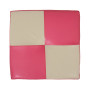 Taburet Cool - imitatie piele roz/crem - 21896/21834 Taburet Cool - imitatie piele roz/crem - 21896/21834