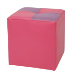 Taburet Cool - imitatie piele roz/mov - 21896/21897