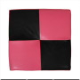 Taburet Cool - imitatie piele roz/negru - 21896/21901 Taburet Cool - imitatie piele roz/negru - 21896/21901