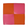 Taburet Cool - imitatie piele roz/portocaliu - 21896/21895 Taburet Cool - imitatie piele roz/portocaliu - 21896/21895