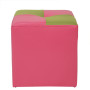 Taburet Cool - imitatie piele roz/verde - 21896/21899 Taburet Cool - imitatie piele roz/verde - 21896/21899