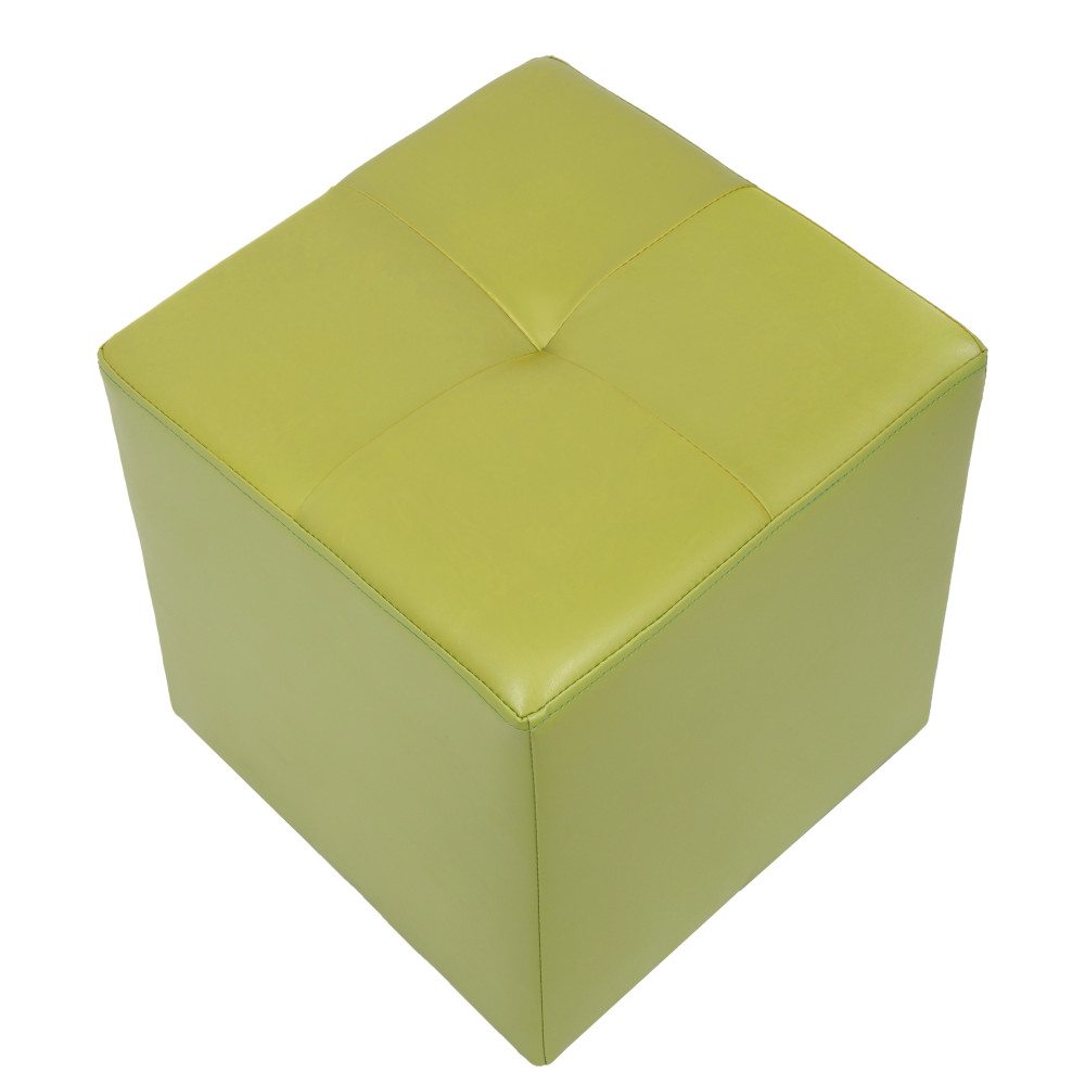 Taburet Cool - imitatie piele verde - 21899 Taburet Cool - imitatie piele verde - 21899