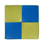 Taburet Cool - imitatie piele verde/albastru - 21899/21898 Taburet Cool - imitatie piele verde/albastru - 21899/21898