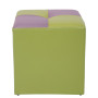Taburet Cool - imitatie piele verde/mov - 21899/21897 Taburet Cool - imitatie piele verde/mov - 21899/21897