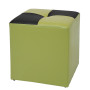 Taburet Cool - imitatie piele verde/negru - 21899/21901 Taburet Cool - imitatie piele verde/negru - 21899/21901