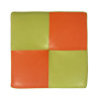 Taburet Cool - imitatie piele verde/portocaliu - 21899/21895 Taburet Cool - imitatie piele verde/portocaliu - 21899/21895