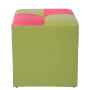 Taburet Cool - imitatie piele verde/roz - 21899/21896 Taburet Cool - imitatie piele verde/roz - 21899/21896