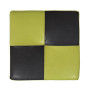 Taburet Cool - imitatie piele verde/wenge - 21899/21835 Taburet Cool - imitatie piele verde/wenge - 21899/21835