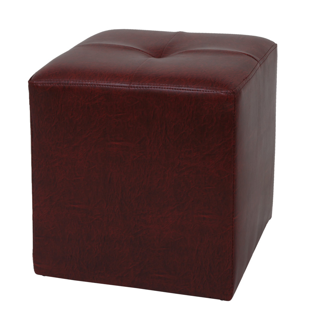 Taburet Cool - imitatie piele bordo - 21902 Taburet Cool - imitatie piele bordo - 21902