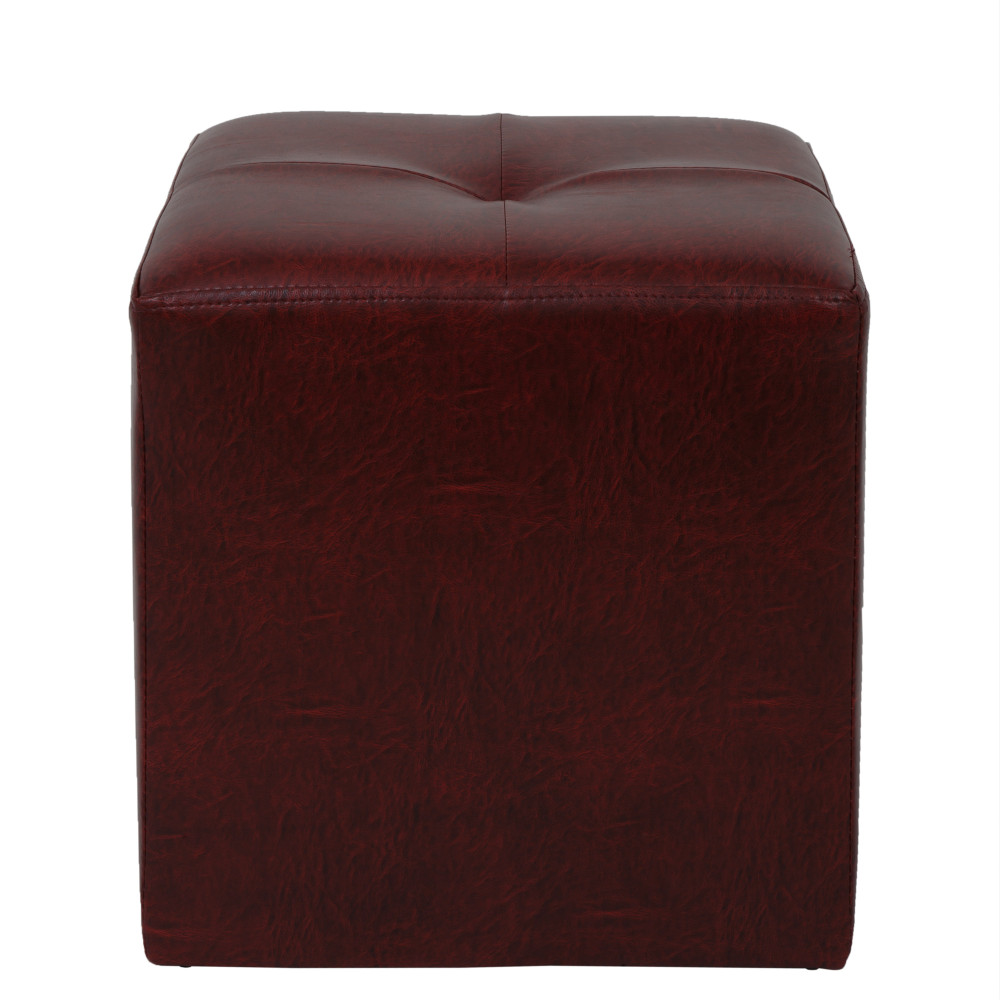 Taburet Cool - imitatie piele bordo - 21902 Taburet Cool - imitatie piele bordo - 21902