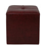 Taburet Cool - imitatie piele bordo - 21902 Taburet Cool - imitatie piele bordo - 21902