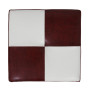 Taburet Cool - imitatie piele bordo/alb - 21902/21894 Taburet Cool - imitatie piele bordo/alb - 21902/21894