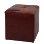 Taburet Cool - imitatie piele bordo/coniac - 21902/8070 Taburet Cool - imitatie piele bordo/coniac - 21902/8070
