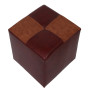 Taburet Cool - imitatie piele bordo/coniac - 21902/8070 Taburet Cool - imitatie piele bordo/coniac - 21902/8070