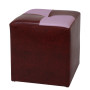 Taburet Cool - imitatie piele bordo/mov - 21902/21897 Taburet Cool - imitatie piele bordo/mov - 21902/21897