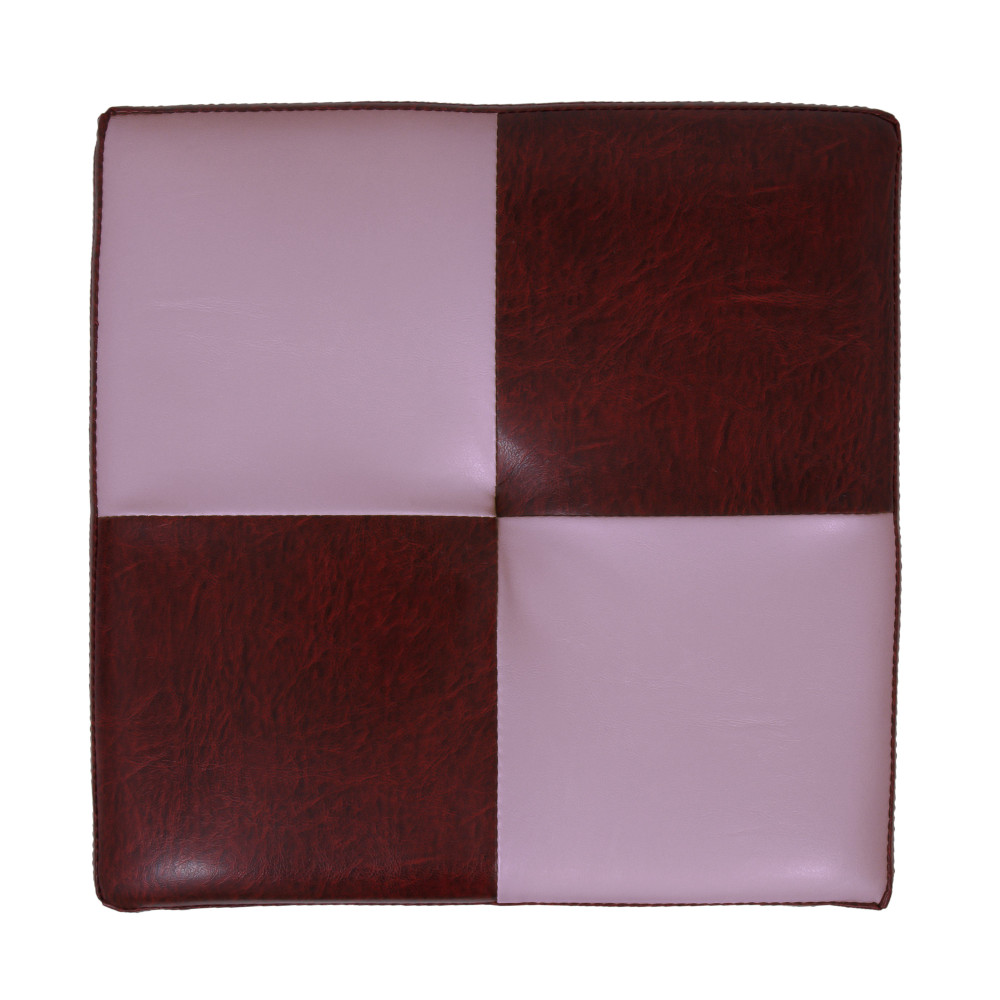 Taburet Cool - imitatie piele bordo/mov - 21902/21897 Taburet Cool - imitatie piele bordo/mov - 21902/21897